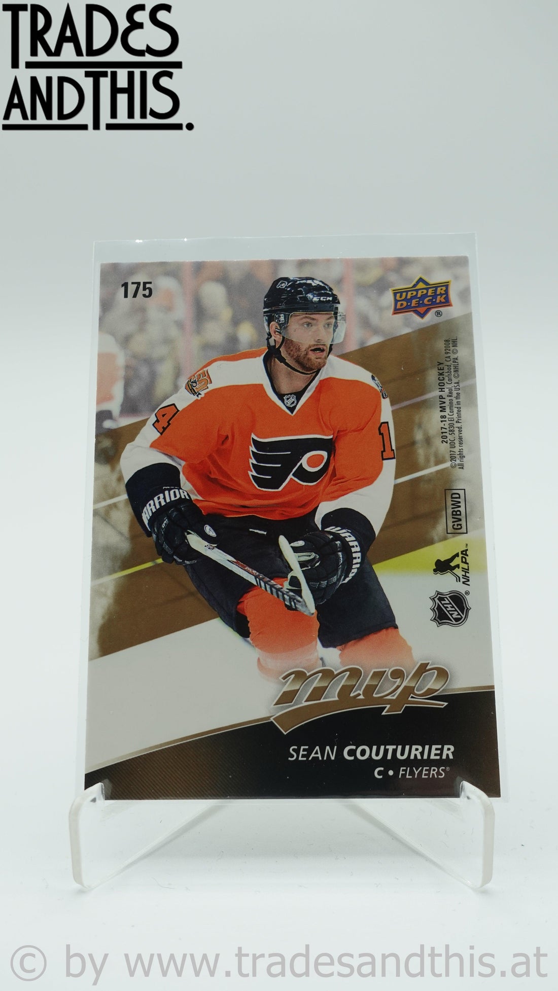 2017-18 Upper Deck MVP Puzzle Back Sean Couturier #175 - Trades and This e.U.