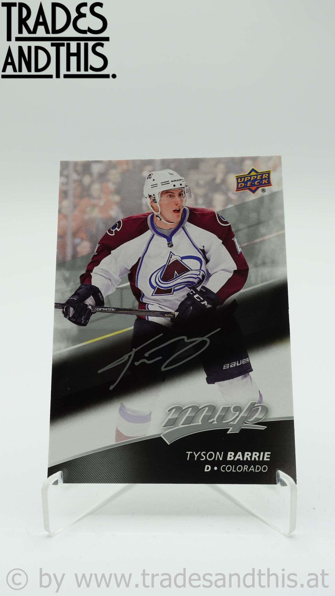 2017-18 Upper Deck MVP Silver Script Tyson Barrie #101 - Trades and This e.U.