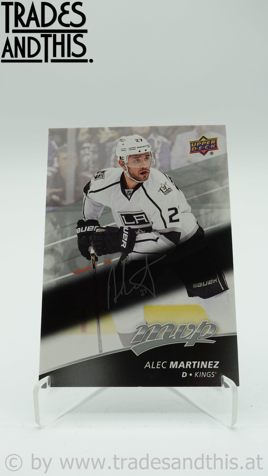 2017-18 Upper Deck MVP Silver Script Alec Martinez #109 - Trades and This e.U.