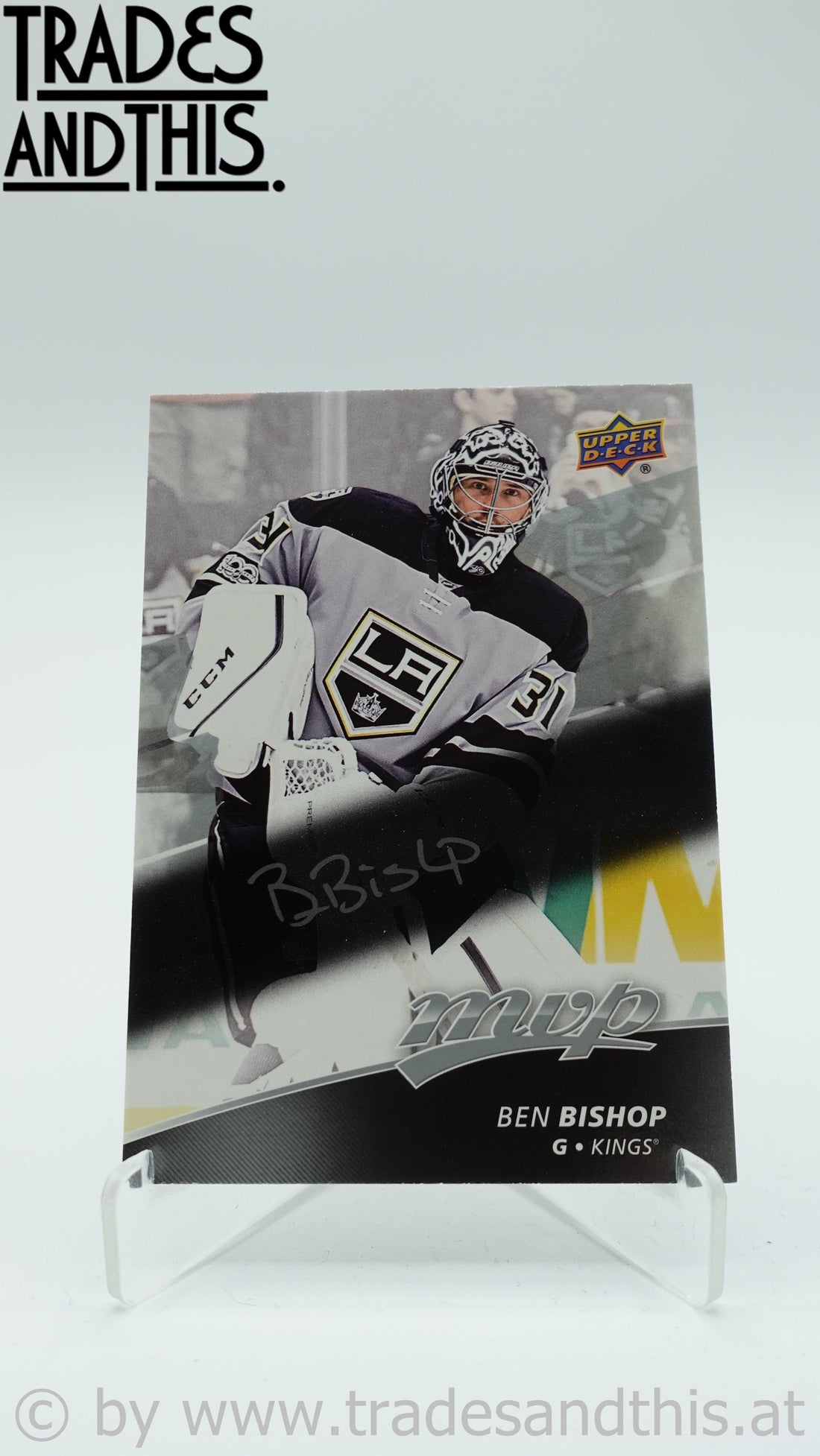 2017-18 Upper Deck MVP Silver Script Ben Bishop #157 - Trades and This e.U.