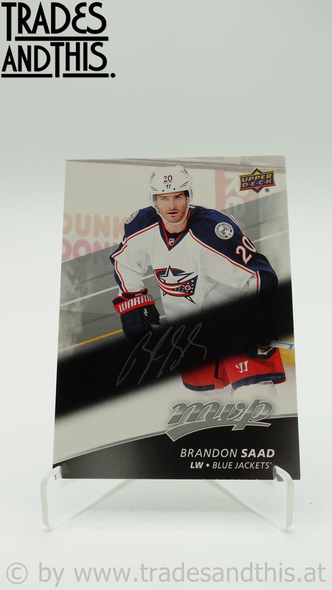 2017-18 Upper Deck MVP Silver Script Brandon Saad #194 - Trades and This e.U.