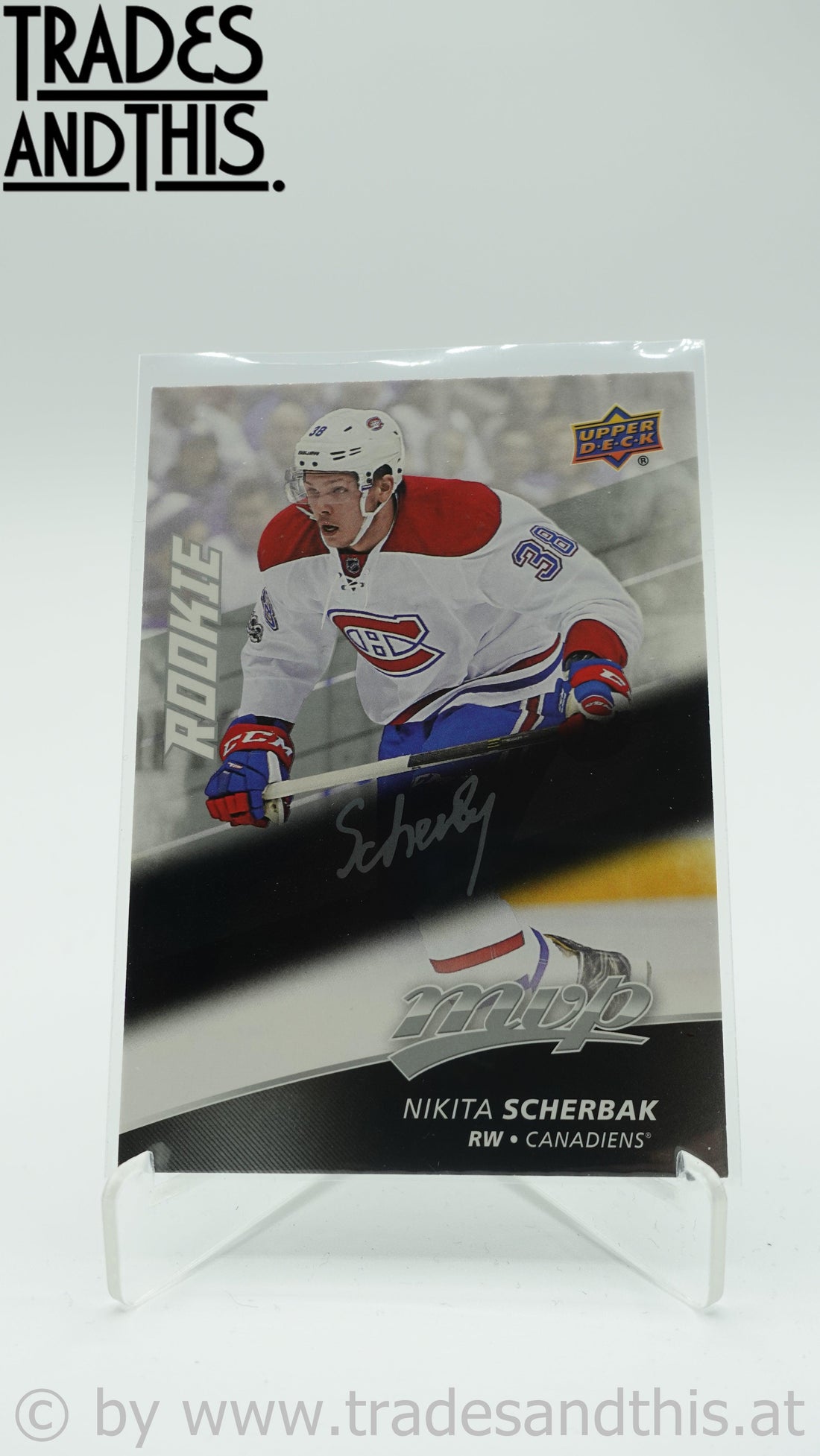 2017-18 Upper Deck MVP Silver Script Nikita Scherbak #233 RC - Trades and This e.U.