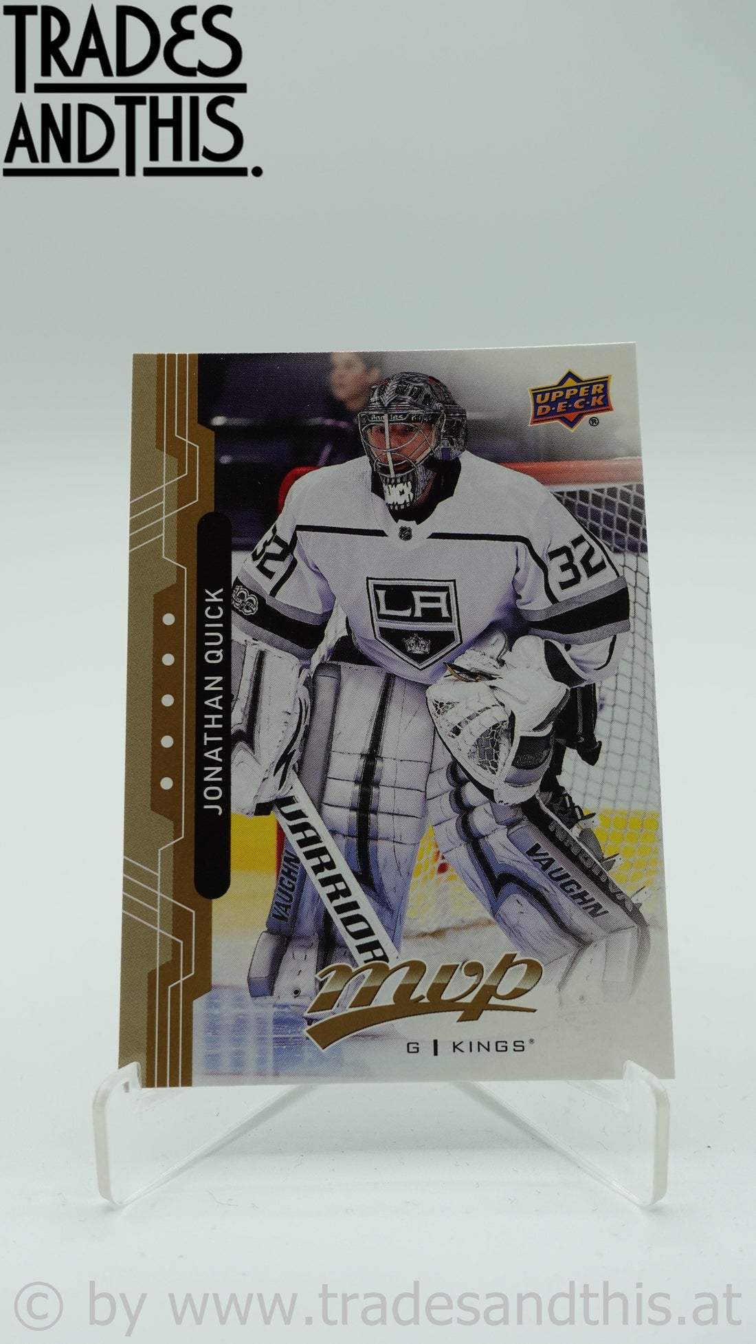 2018-19 Upper Deck MVP Jonathan Quick #5 - Trades and This e.U.