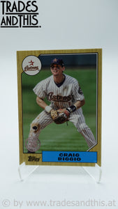 2022 Topps Update Series 1987 Topps Baseball Craig Biggio #87TBU-28