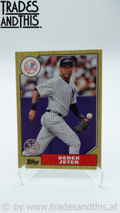 2022 Topps Update Series 1987 Topps Baseball Derek Jeter #87TBU-33