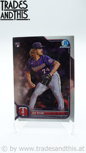 2022 Bowman Chrome Joe Ryan #8 RC