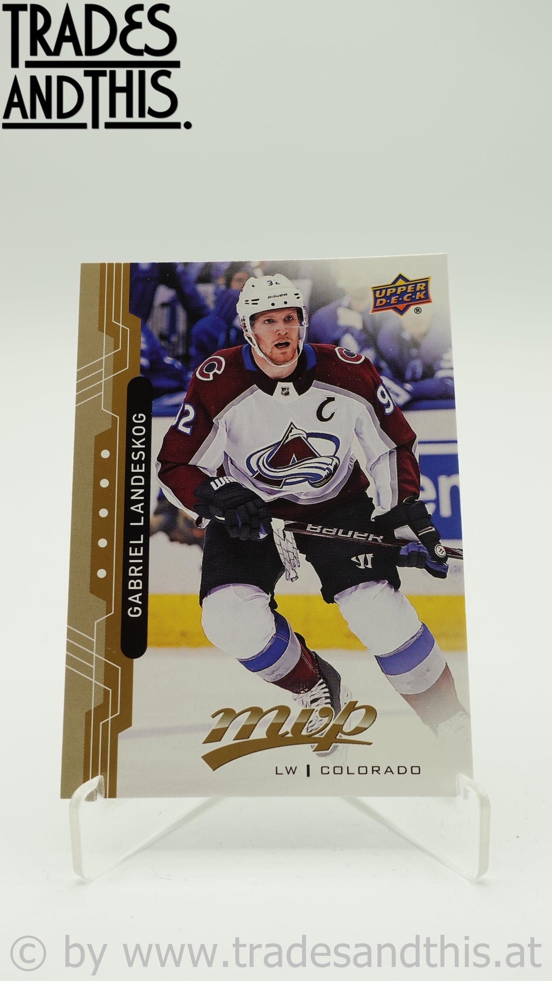 2018-19 Upper Deck MVP Gabriel Landeskog #21 - Trades and This e.U.