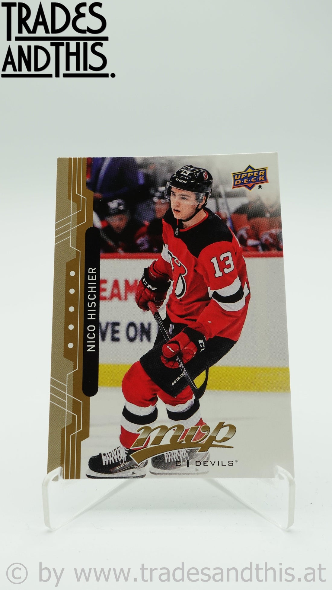 2018-19 Upper Deck MVP Nico Hischier #22 - Trades and This e.U.