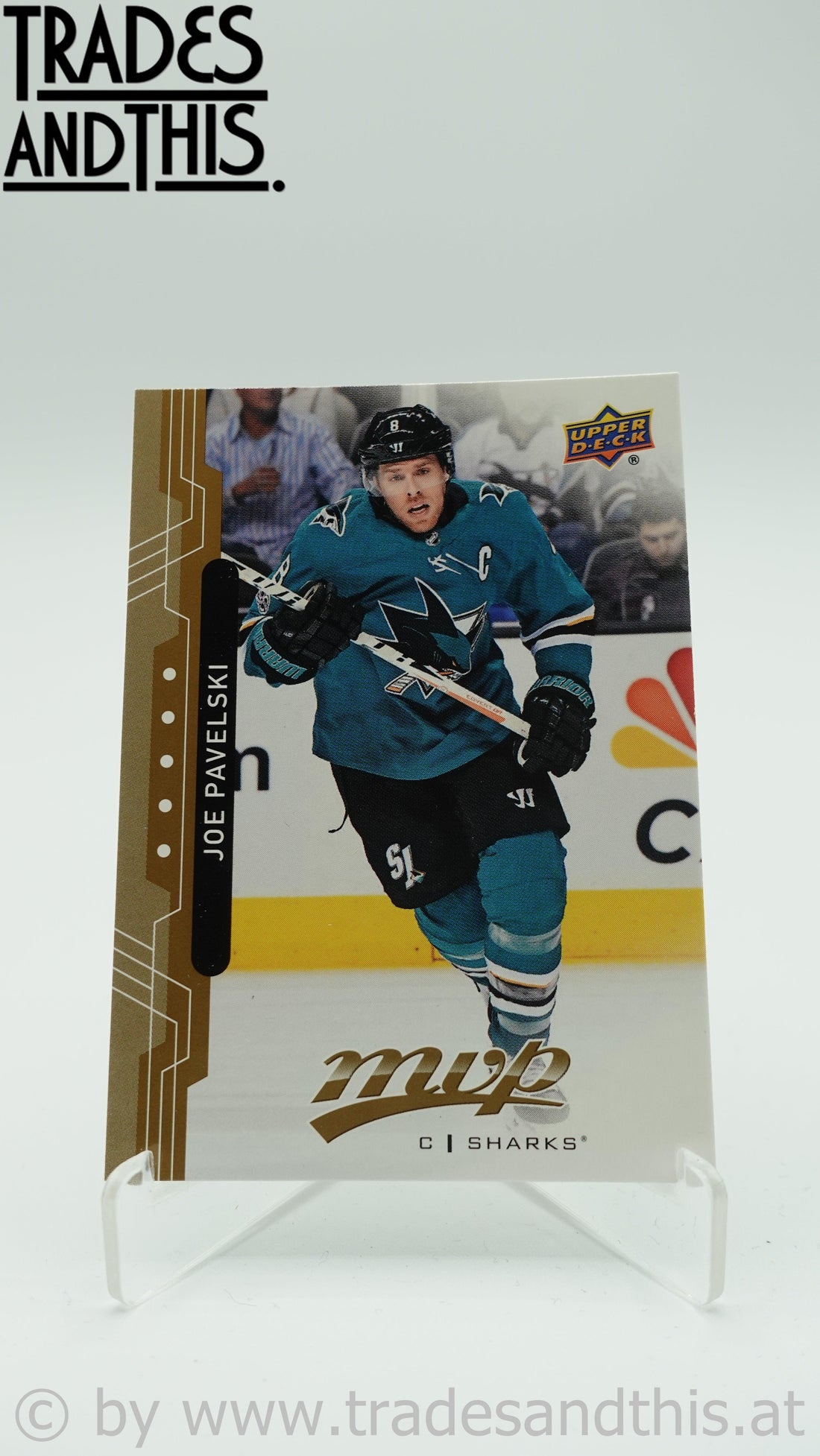 2018-19 Upper Deck MVP Joe Pavelski #24 - Trades and This e.U.