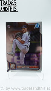 2022 Bowman Chrome Matt Manning #23 RC