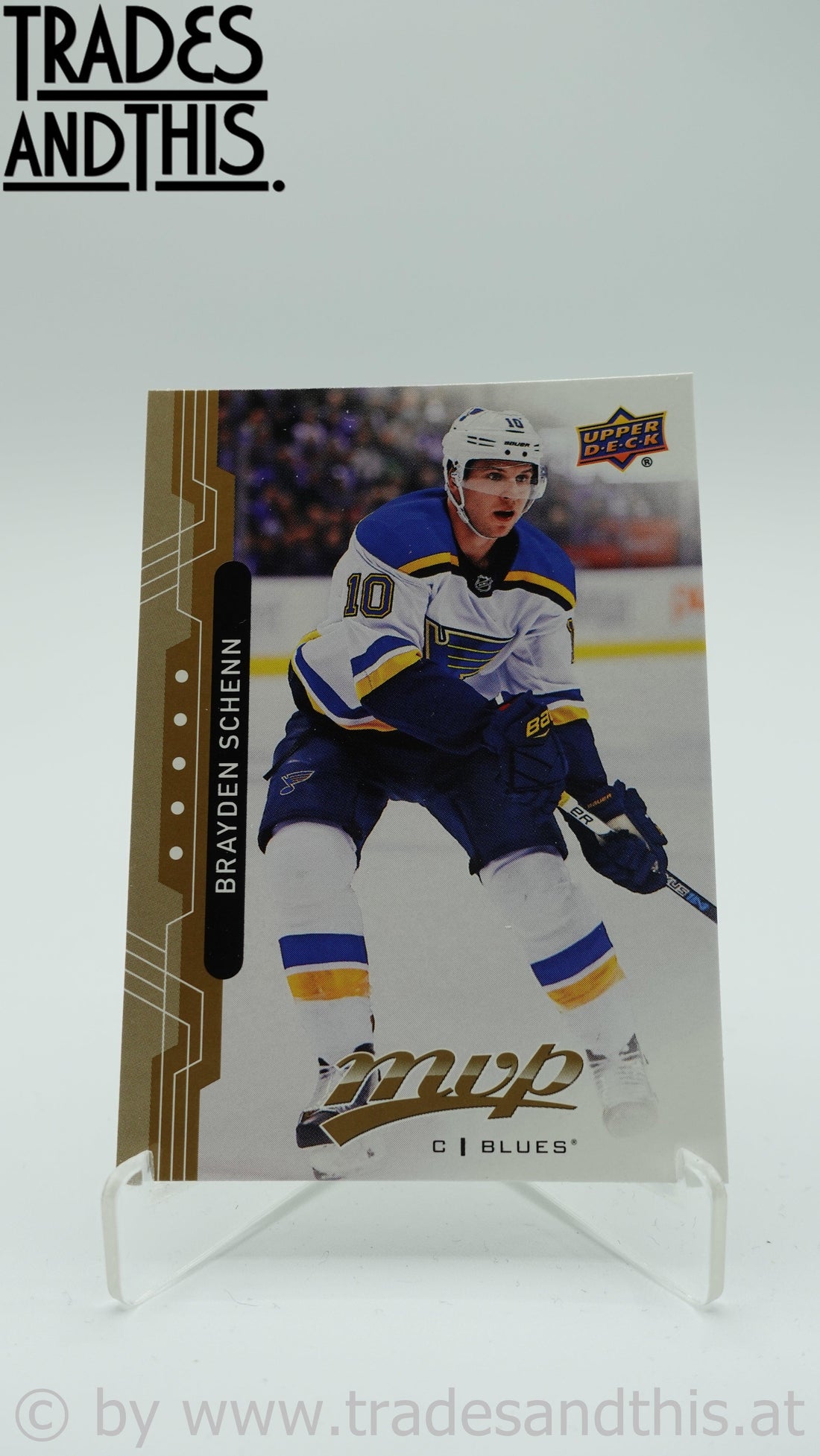 2018-19 Upper Deck MVP Brayden Schenn #27 - Trades and This e.U.