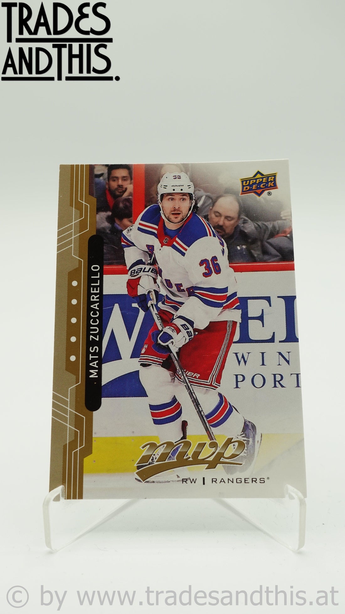 2018-19 Upper Deck MVP Mats Zuccarello #28 - Trades and This e.U.