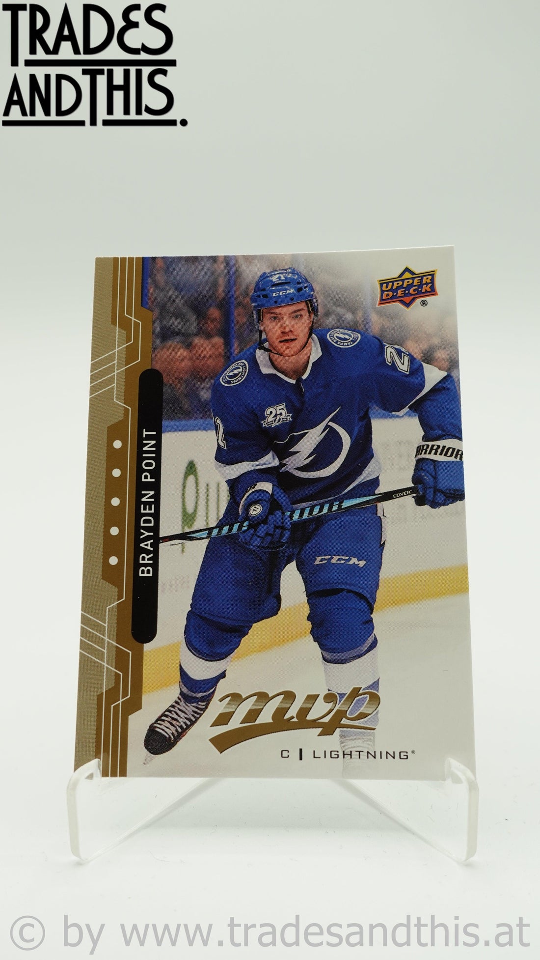 2018-19 Upper Deck MVP Brayden Point #29 - Trades and This e.U.