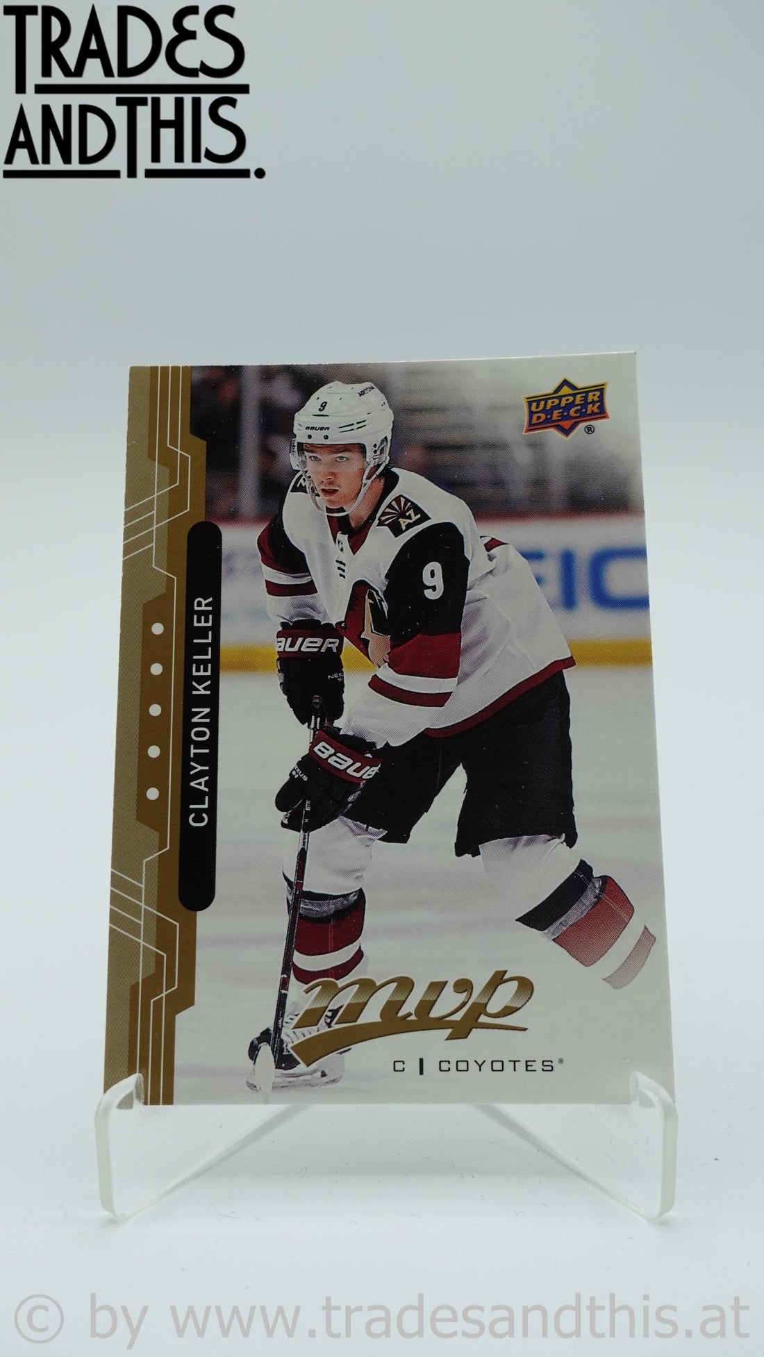 2018-19 Upper Deck MVP Clayton Keller #37 - Trades and This e.U.