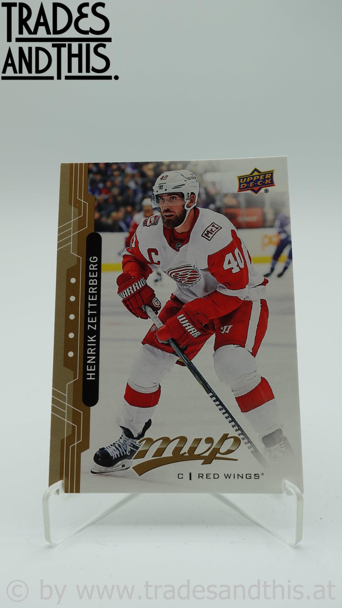 2018-19 Upper Deck MVP Henrik Zetterberg #40 - Trades and This e.U.