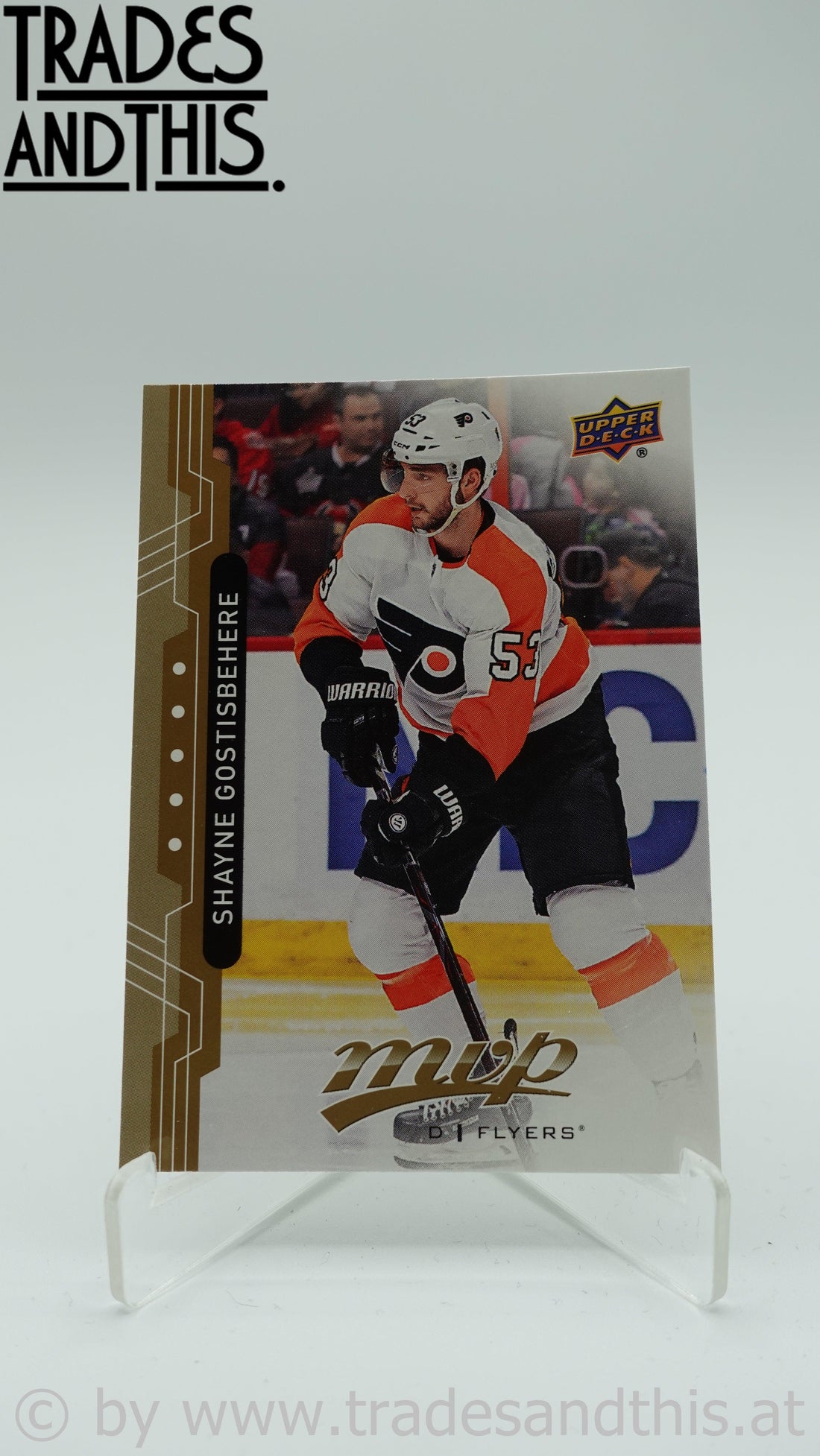 2018-19 Upper Deck MVP Shayne Gostisbehere #41 - Trades and This e.U.