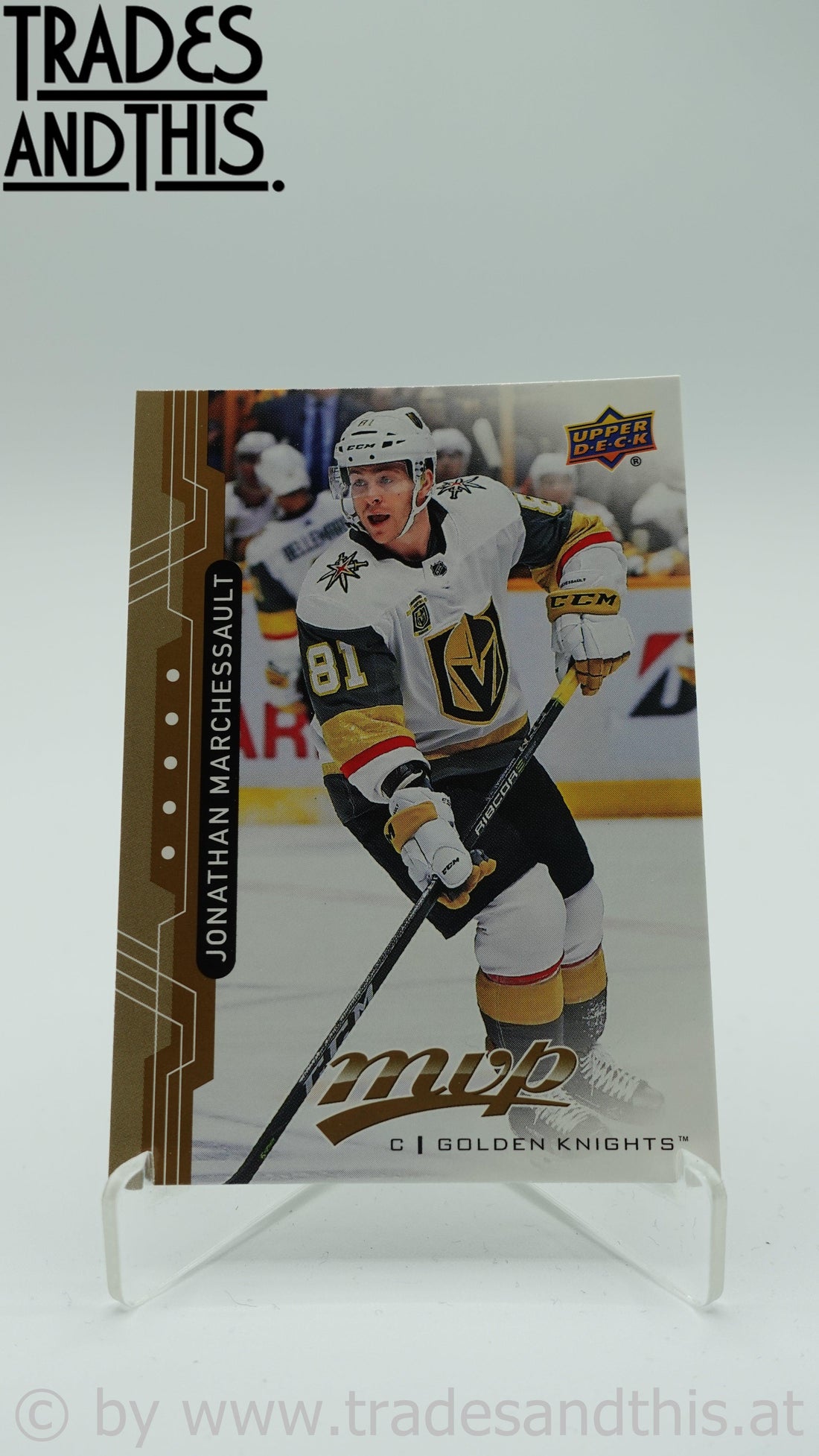 2018-19 Upper Deck MVP Jonathan Marchessault #42 - Trades and This e.U.