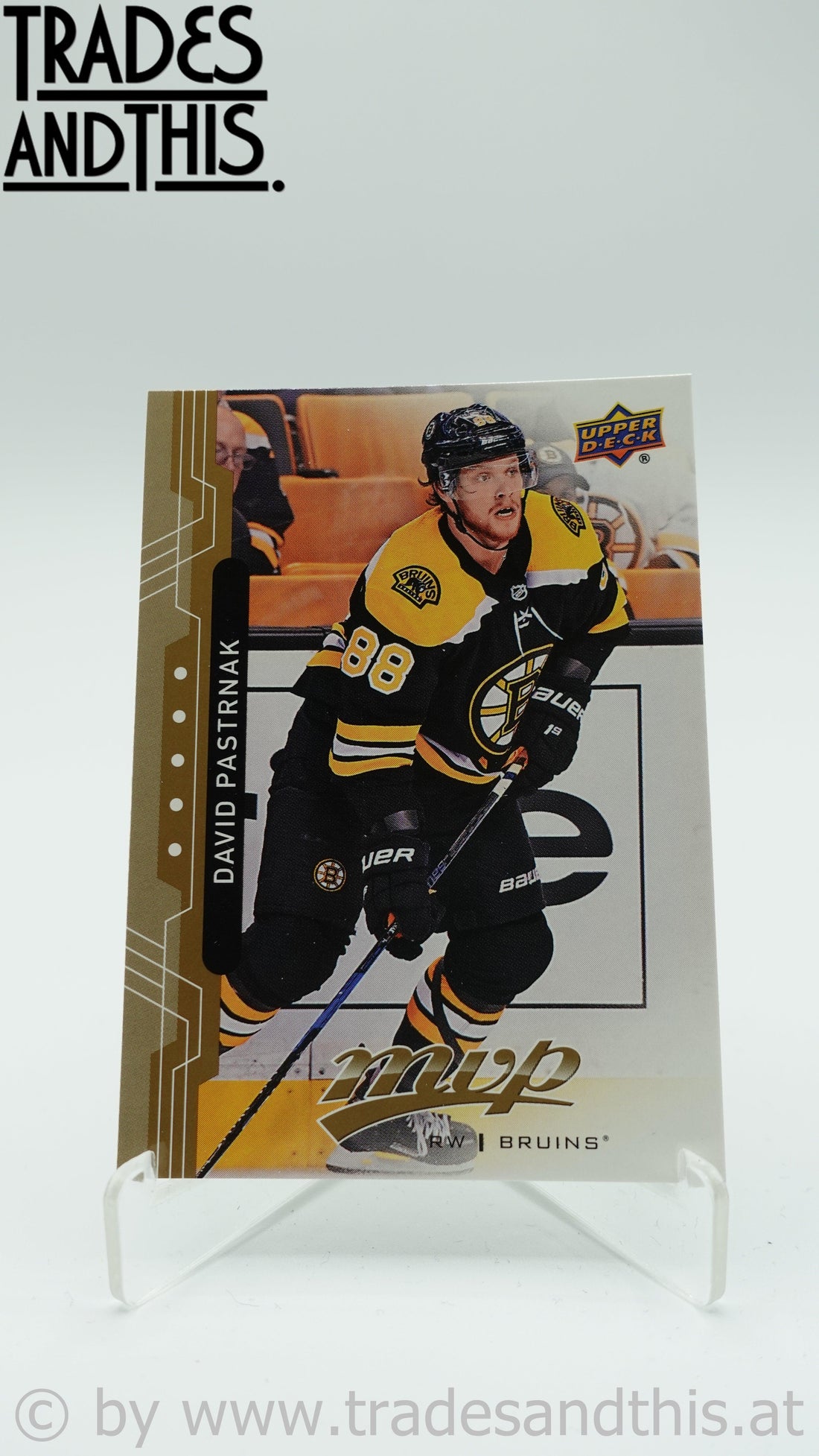 2018-19 Upper Deck MVP David Pastrnak #43 - Trades and This e.U.