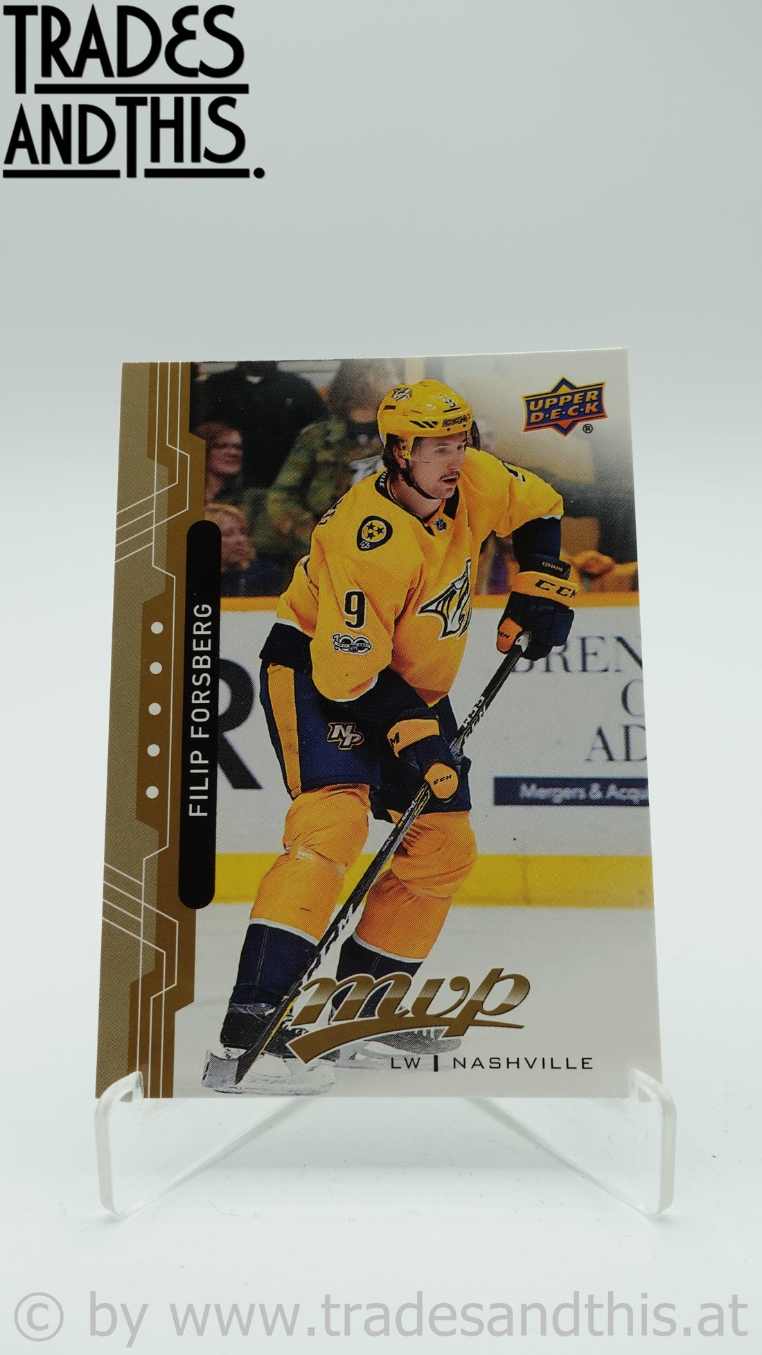 2018-19 Upper Deck MVP Filip Forsberg #48 - Trades and This e.U.