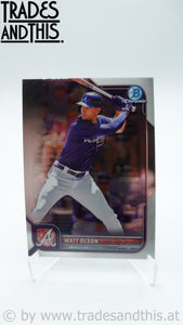 2022 Bowman Chrome Matt Olson #60