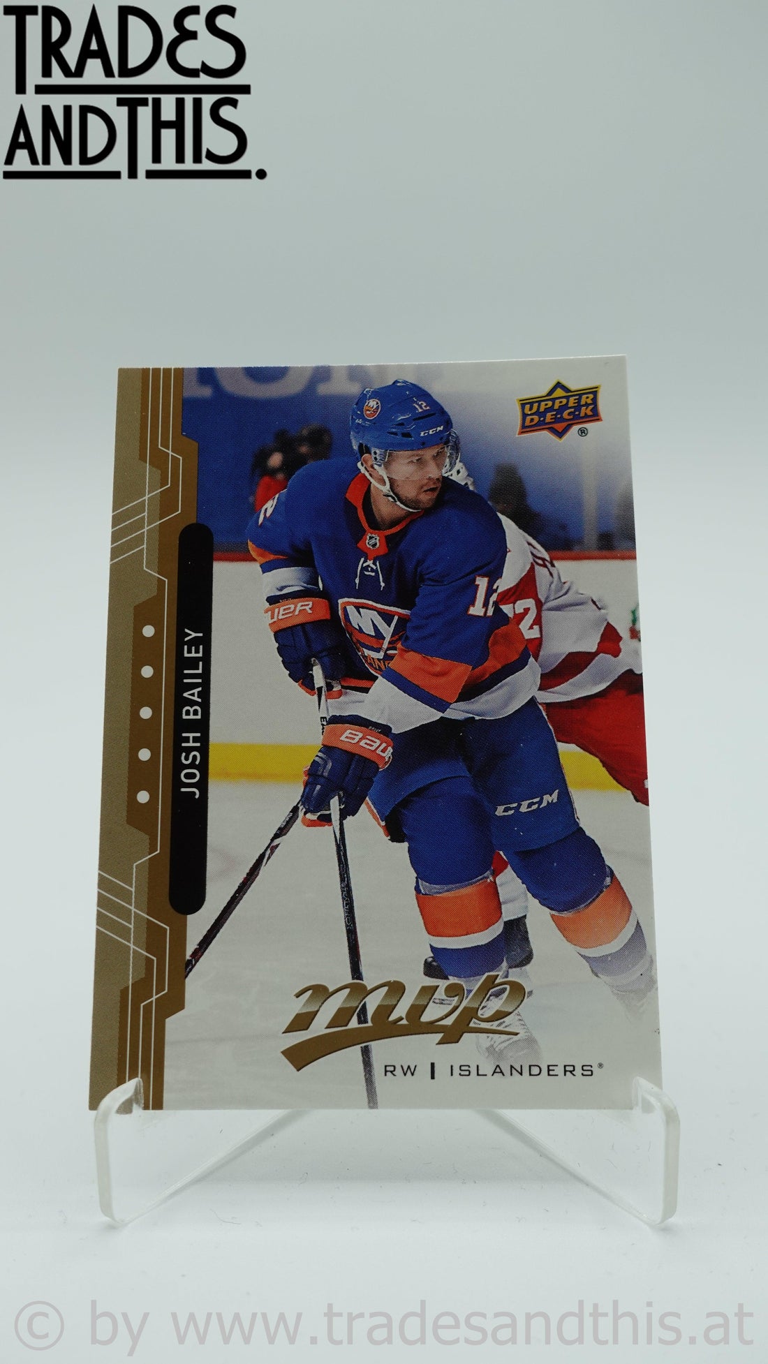 2018-19 Upper Deck MVP Josh Bailey #56 - Trades and This e.U.