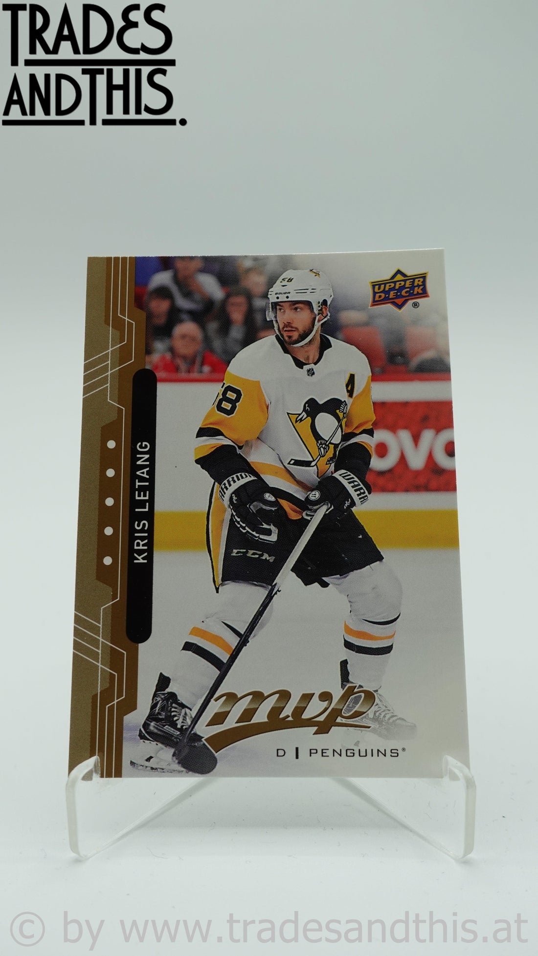 2018-19 Upper Deck MVP Kris Letang #57 - Trades and This e.U.