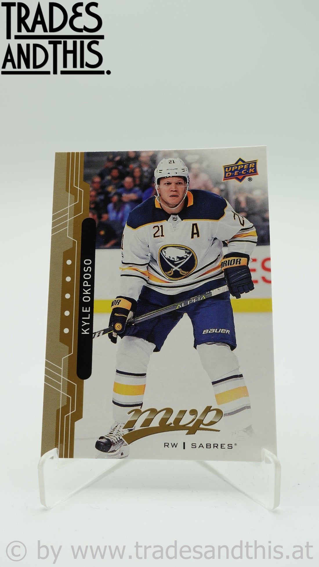 2018-19 Upper Deck MVP Kyle Okposo #58 - Trades and This e.U.