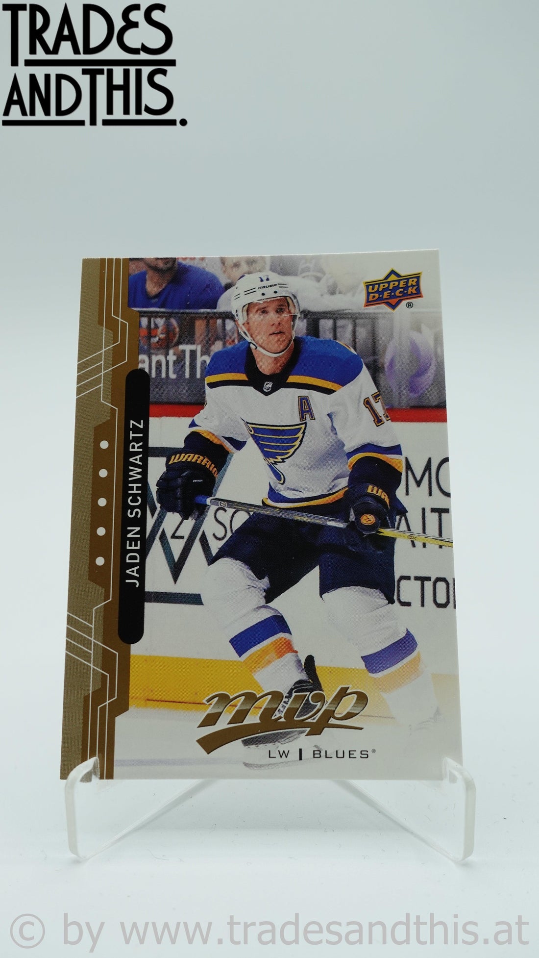 2018-19 Upper Deck MVP Jaden Schwartz #59 - Trades and This e.U.