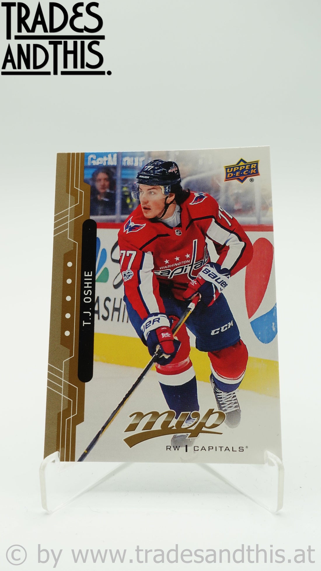 2018-19 Upper Deck MVP T.J. Oshie #63 - Trades and This e.U.