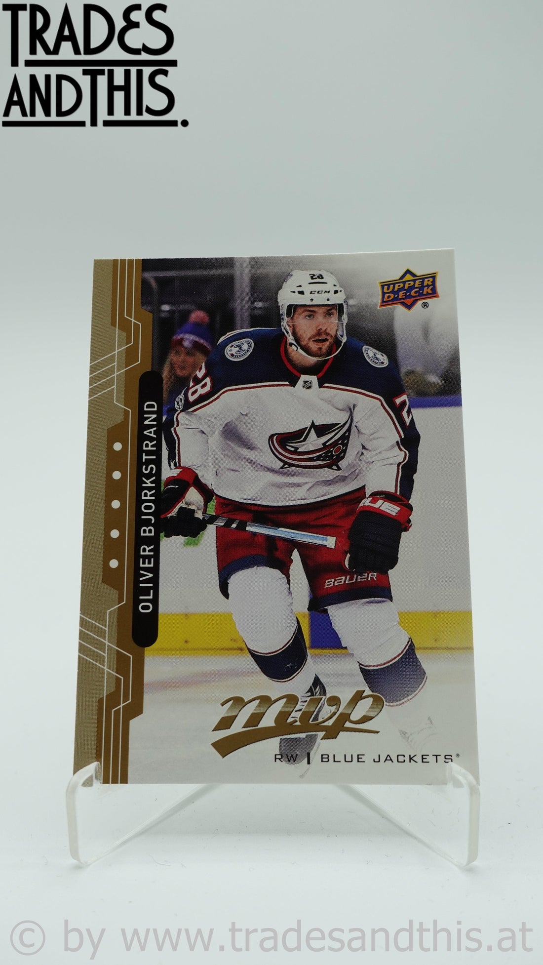 2018-19 Upper Deck MVP Oliver Bjorkstrand #64 - Trades and This e.U.