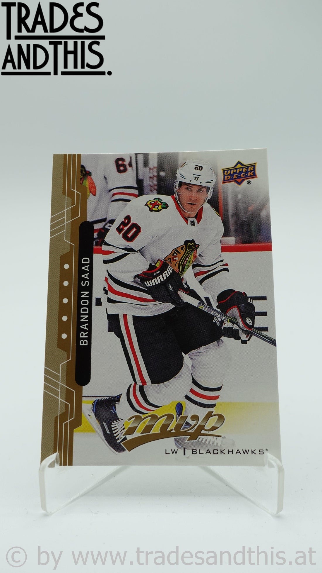 2018-19 Upper Deck MVP Brandon Saad #67 - Trades and This e.U.