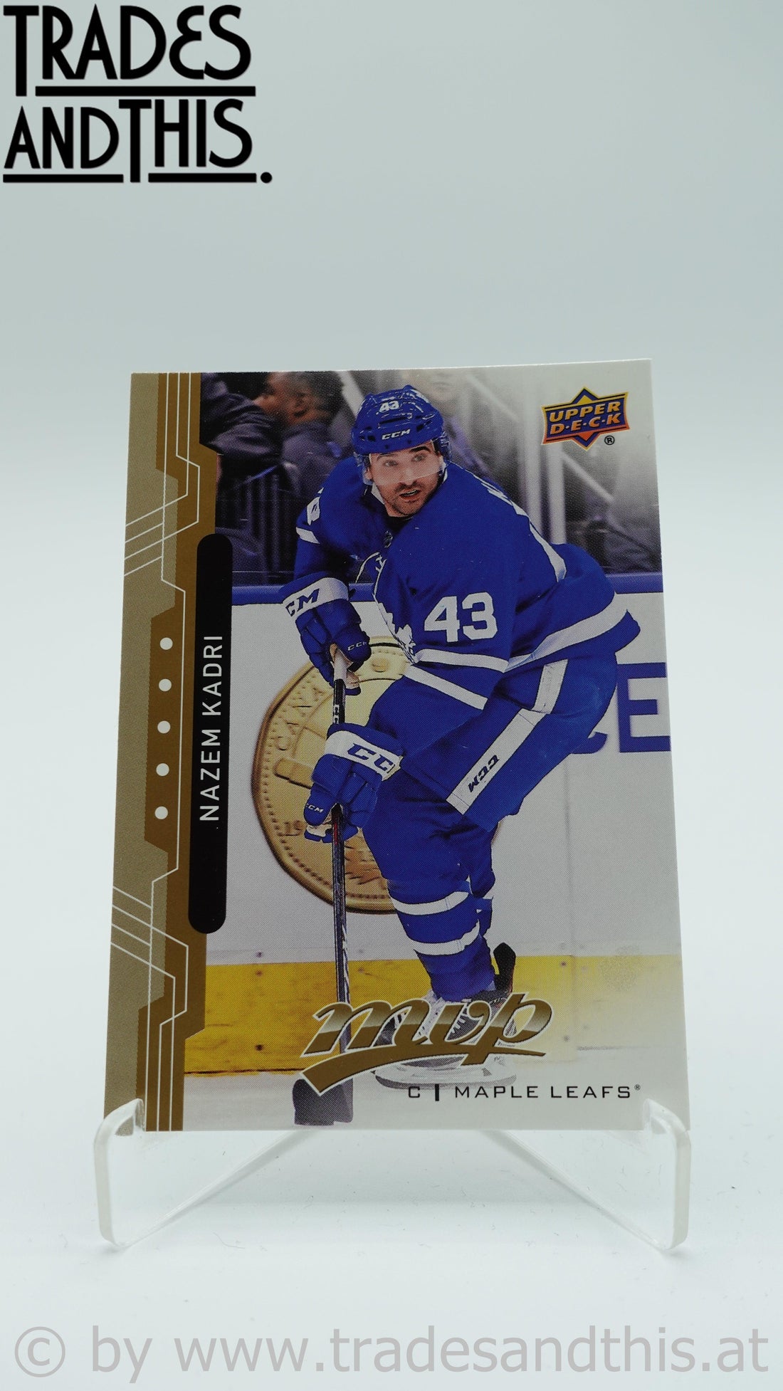 2018-19 Upper Deck MVP Nazem Kadri #71 - Trades and This e.U.