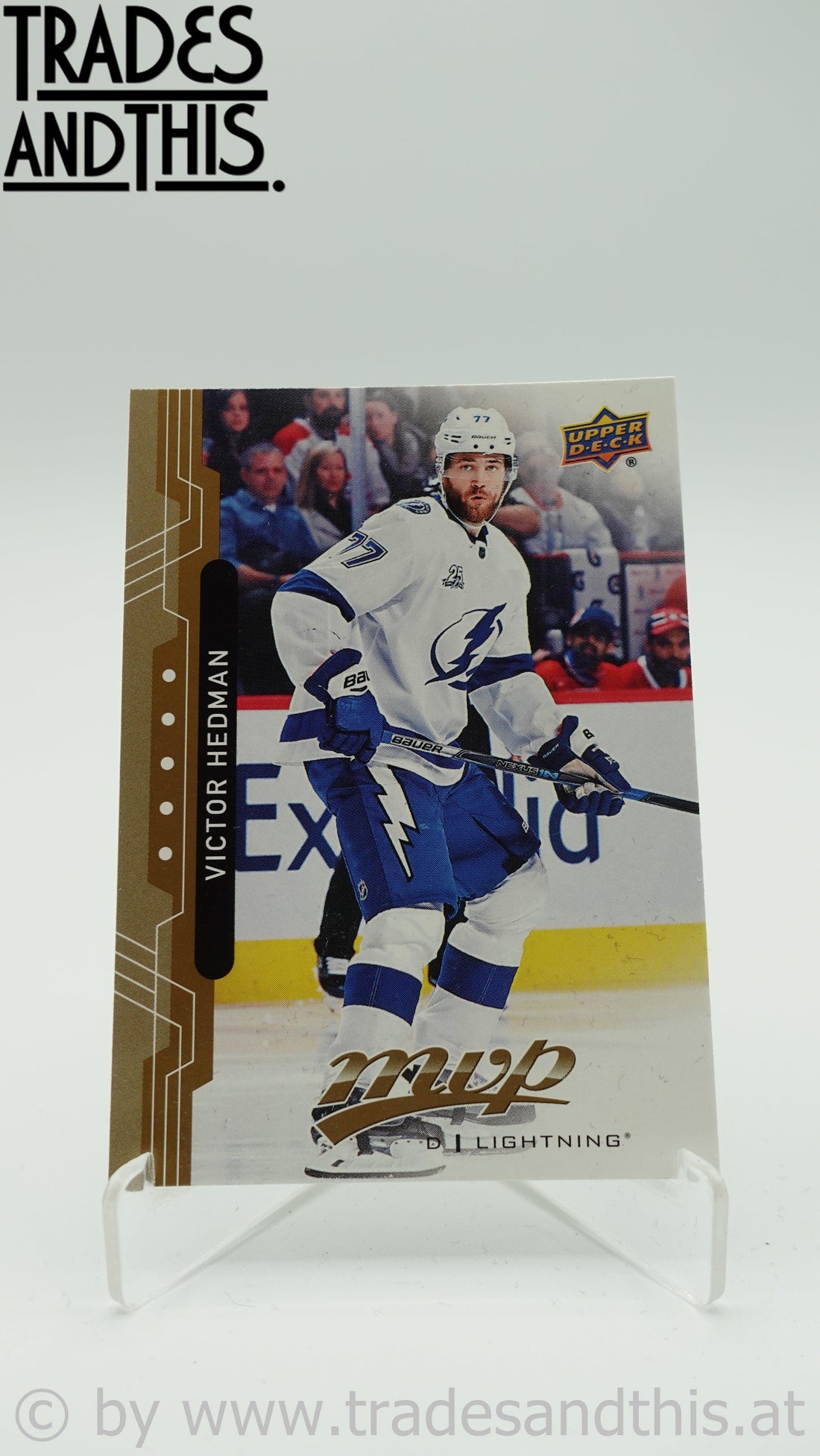 2018-19 Upper Deck MVP Victor Hedman #76 - Trades and This e.U.