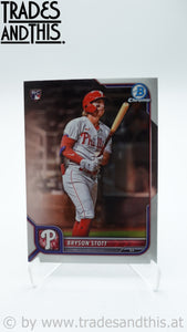 2022 Bowman Chrome Bryson Stott #93 RC