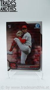 2022 Bowman Chrome Hunter Greene #95 RC