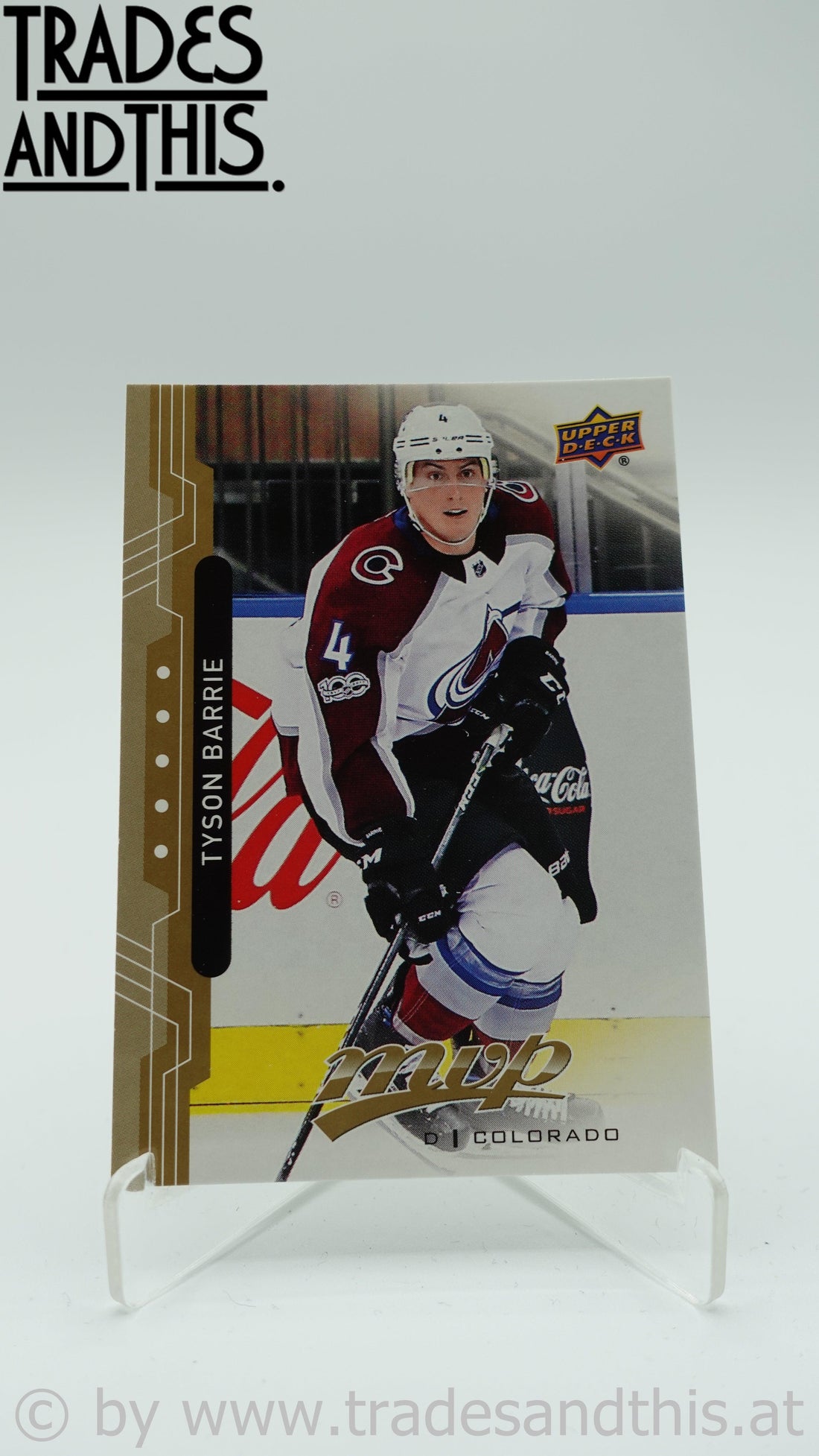 2018-19 Upper Deck MVP Tyson Barrie #81 - Trades and This e.U.