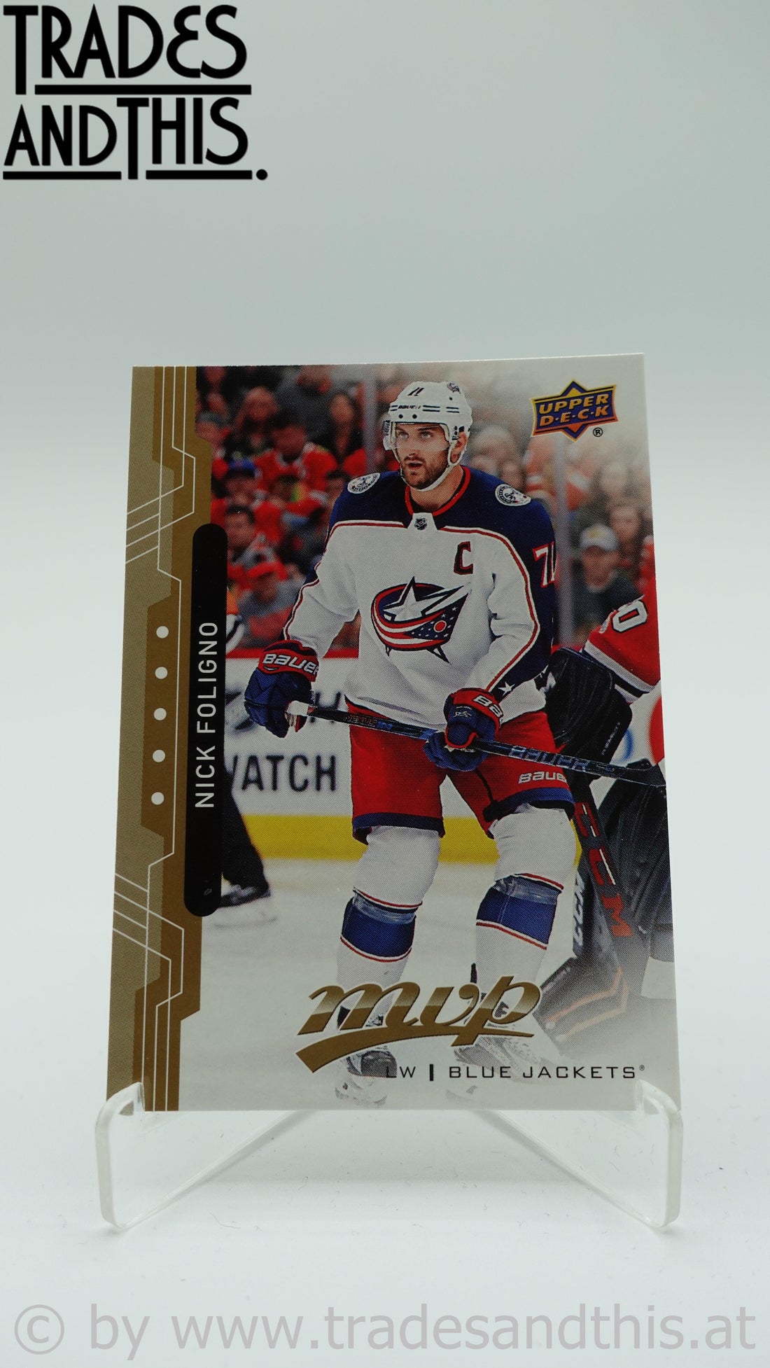 2018-19 Upper Deck MVP Nick Foligno #82 - Trades and This e.U.