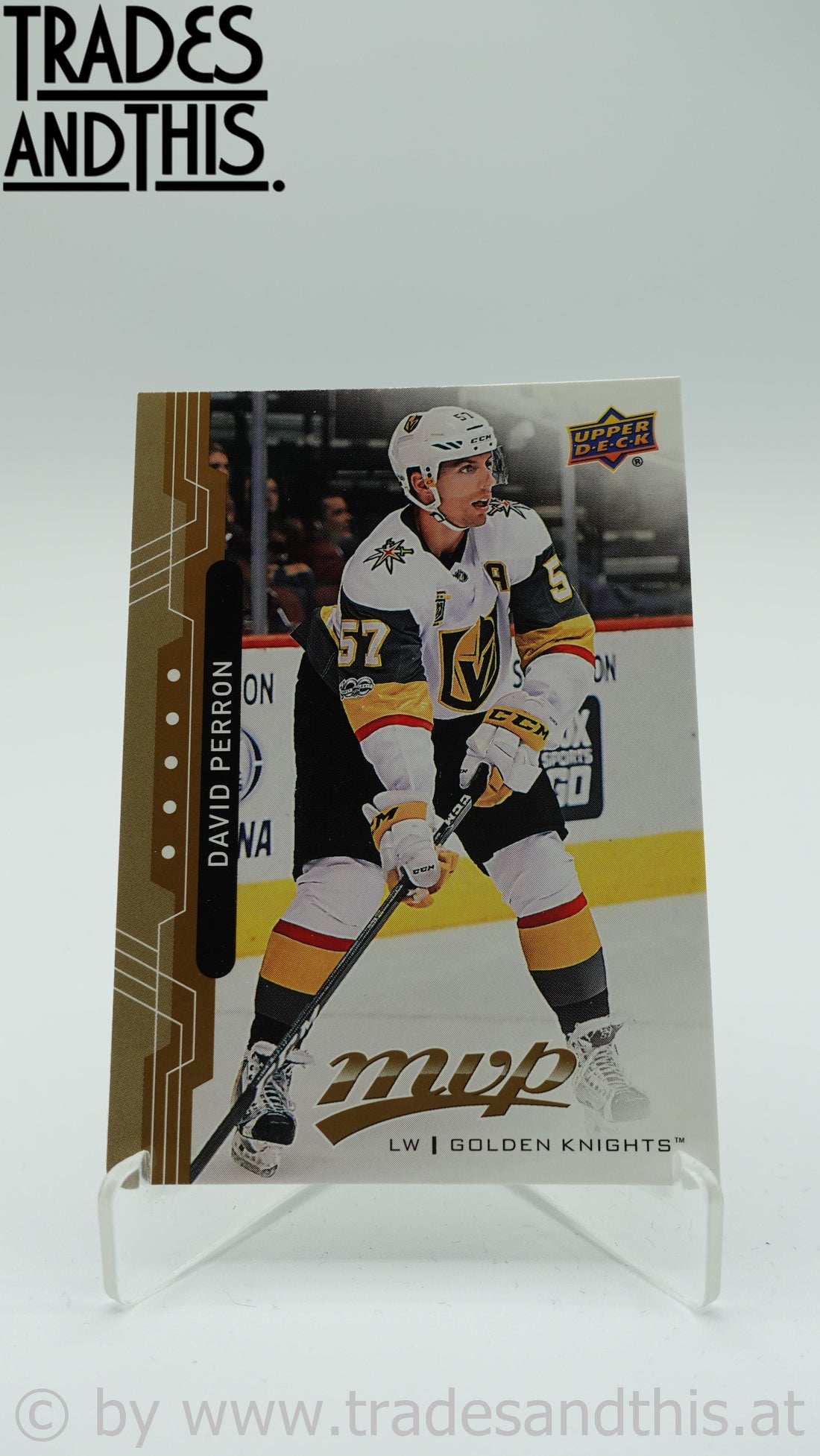 2018-19 Upper Deck MVP David Perron #84 - Trades and This e.U.