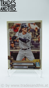 2022 Topps Gypsy Queen Aaron Judge #6