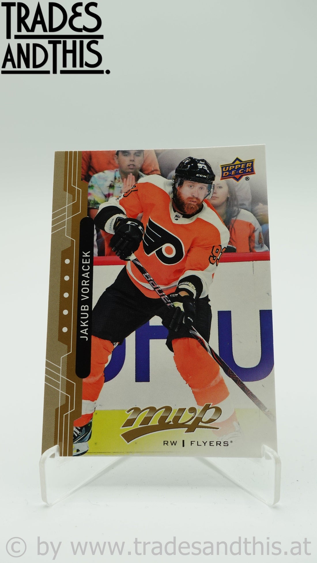 2018-19 Upper Deck MVP Jakub Voracek #88 - Trades and This e.U.