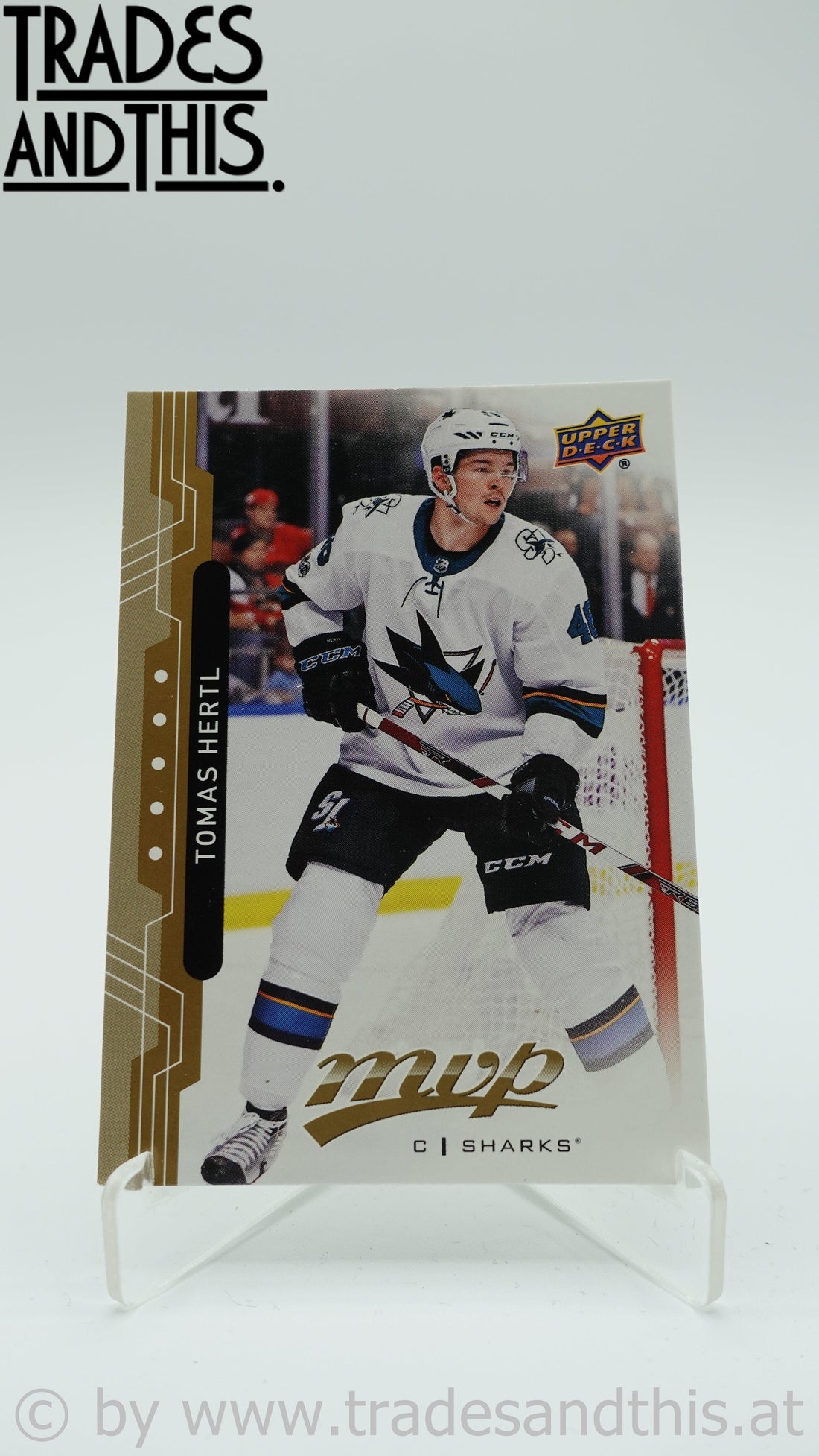 2018-19 Upper Deck MVP Thomas Hertl #94 - Trades and This e.U.