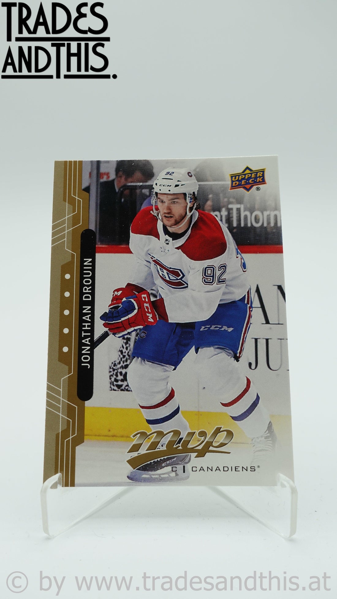 2018-19 Upper Deck MVP Jonathan Drouin #99 - Trades and This e.U.