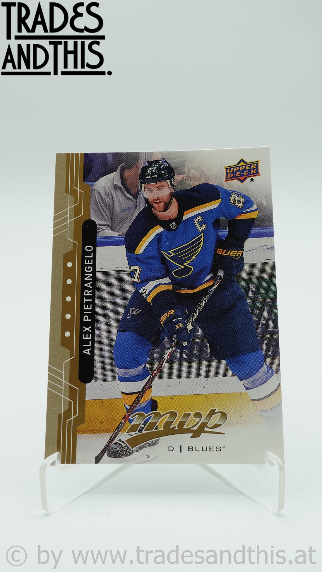 2018-19 Upper Deck MVP Alex Pietrangelo #102 - Trades and This e.U.