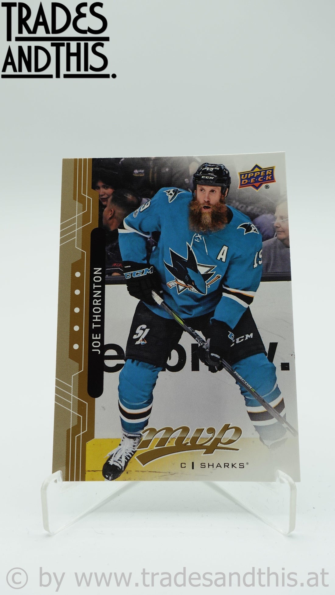 2018-19 Upper Deck MVP Joe Thornton #105 - Trades and This e.U.