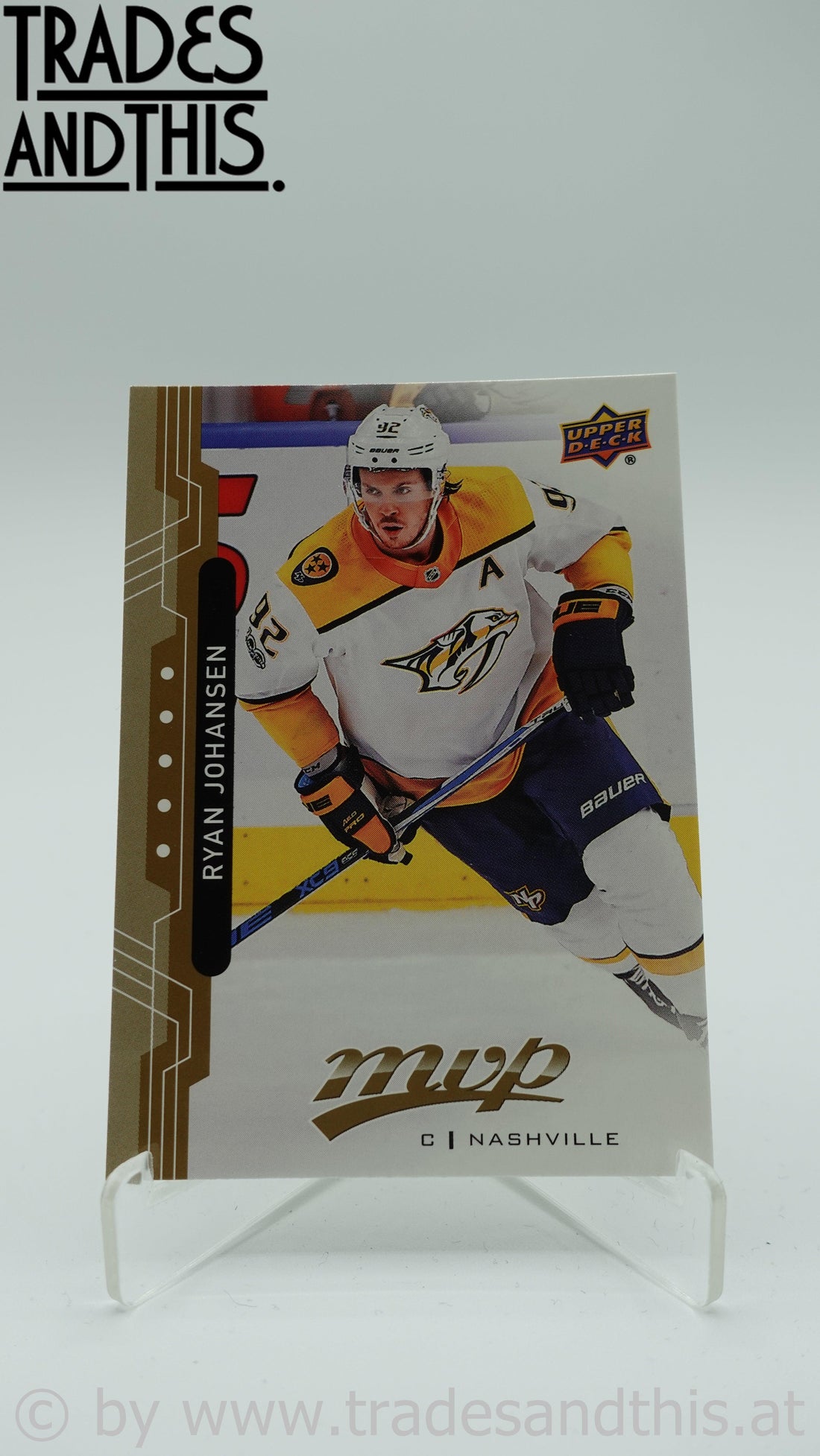 2018-19 Upper Deck MVP Ryan Johansen #114 - Trades and This e.U.