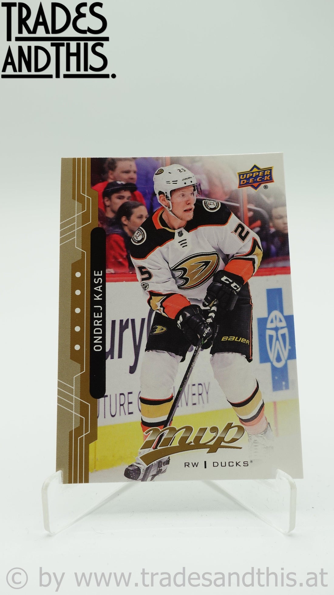 2018-19 Upper Deck MVP Ondrej Kase #117 - Trades and This e.U.