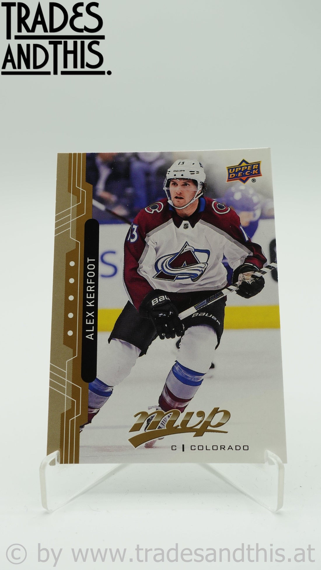 2018-19 Upper Deck MVP Alex Kerfoot #118 - Trades and This e.U.