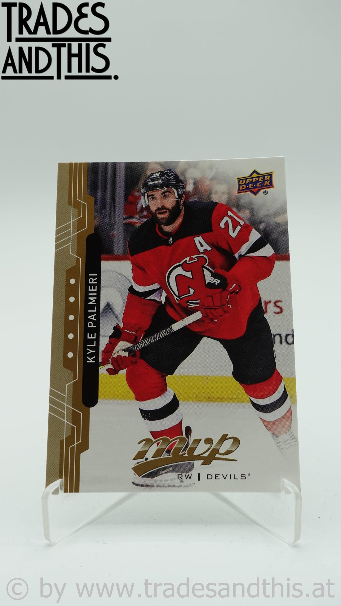 2018-19 Upper Deck MVP Kyle Palmieri #120 - Trades and This e.U.