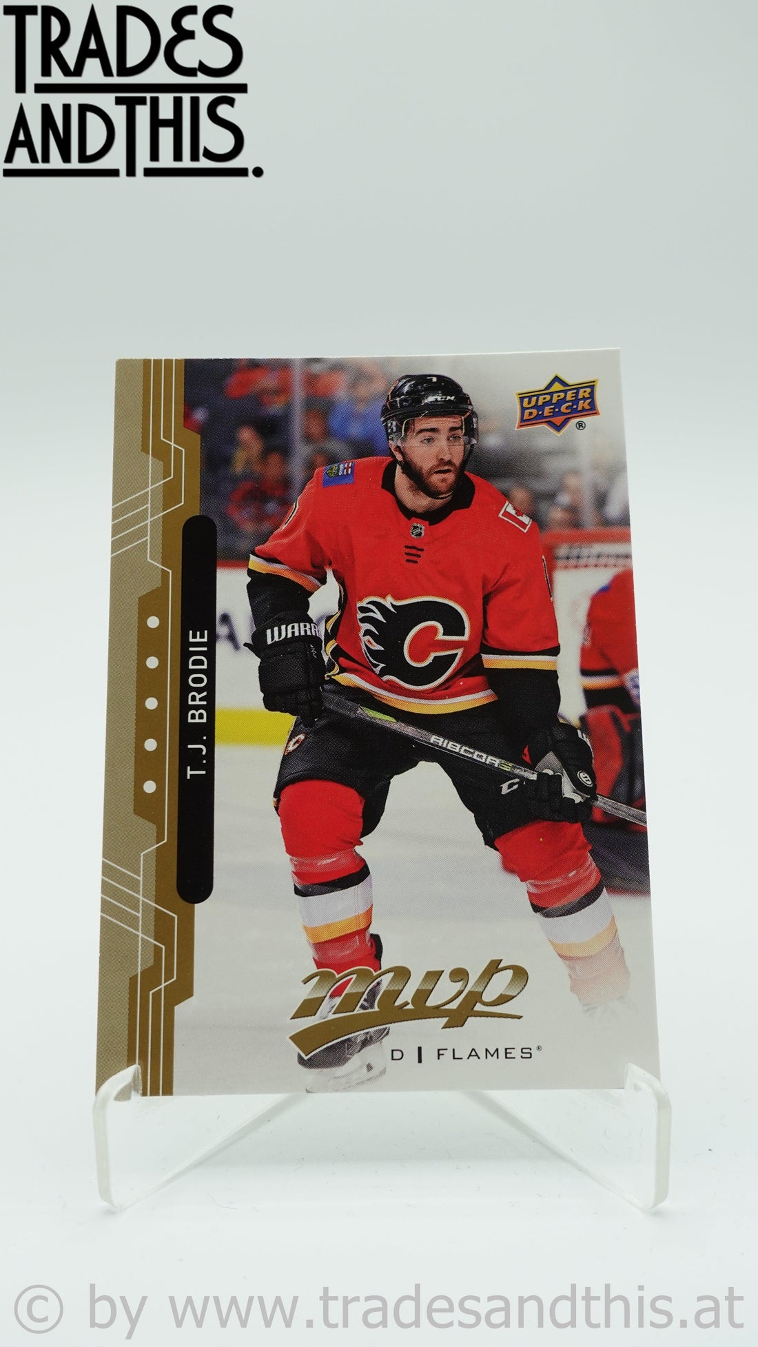 2018-19 Upper Deck MVP T.J. Brodie #123 - Trades and This e.U.