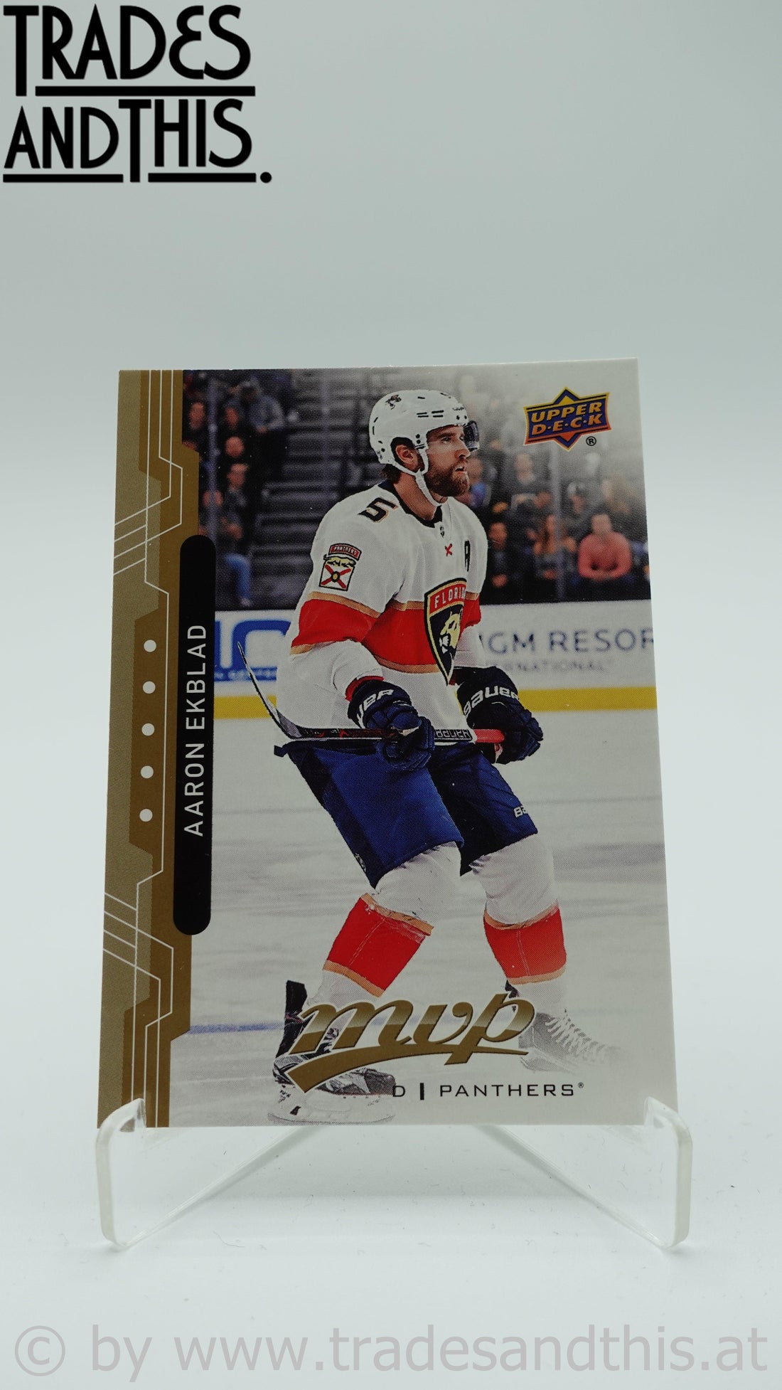 2018-19 Upper Deck MVP Aaron Ekblad #125 - Trades and This e.U.